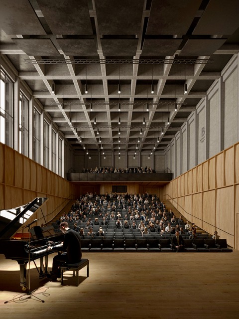 Ein Konzertsaal fÃ¼r den MÃ¼nchner Westen fÃ¼r 400 GÃ¤ste / Â© Bergson GmbH