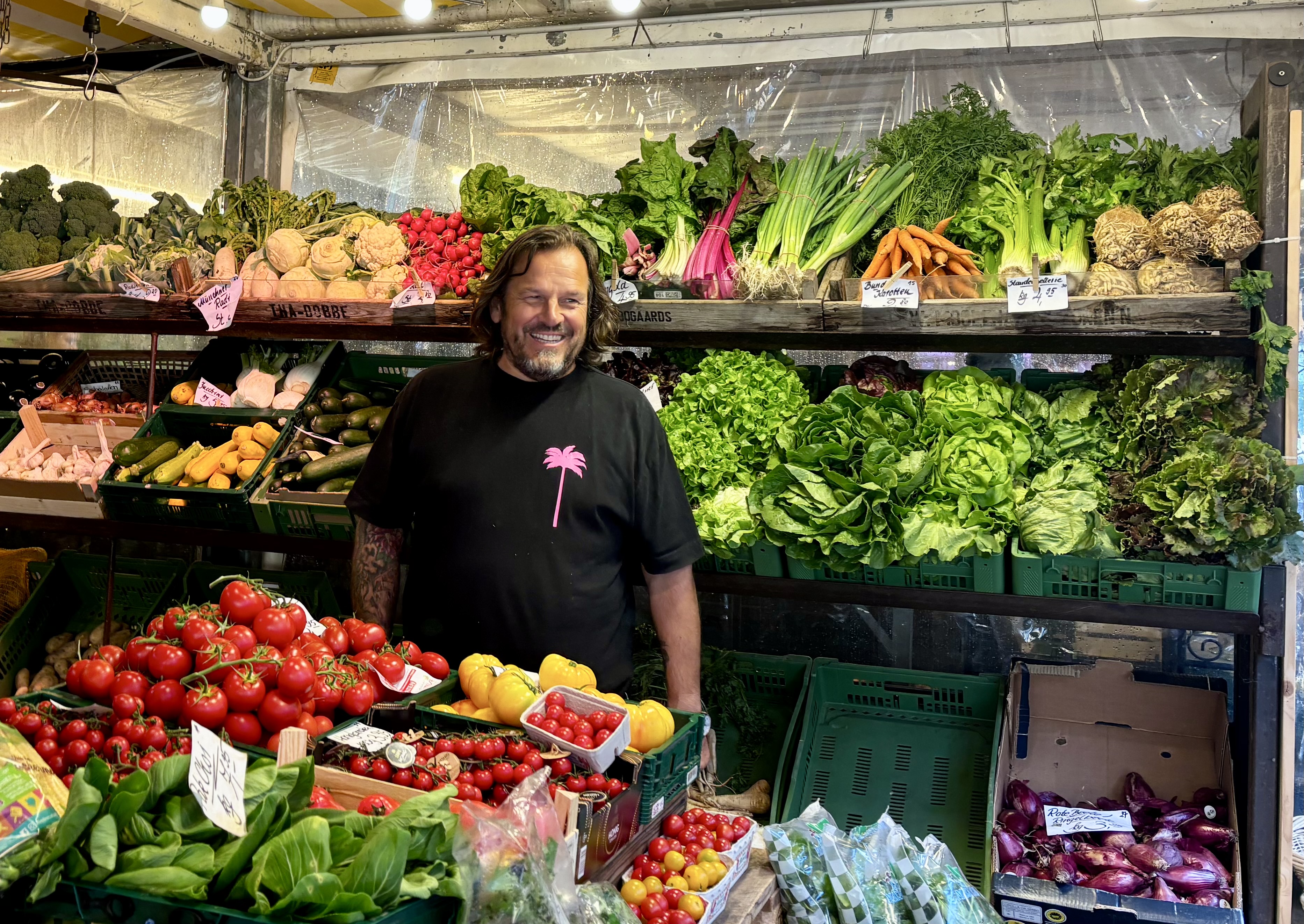 Obst- und Gemüsehändler Andi Lill ist seit 35 Jahren am Markt.