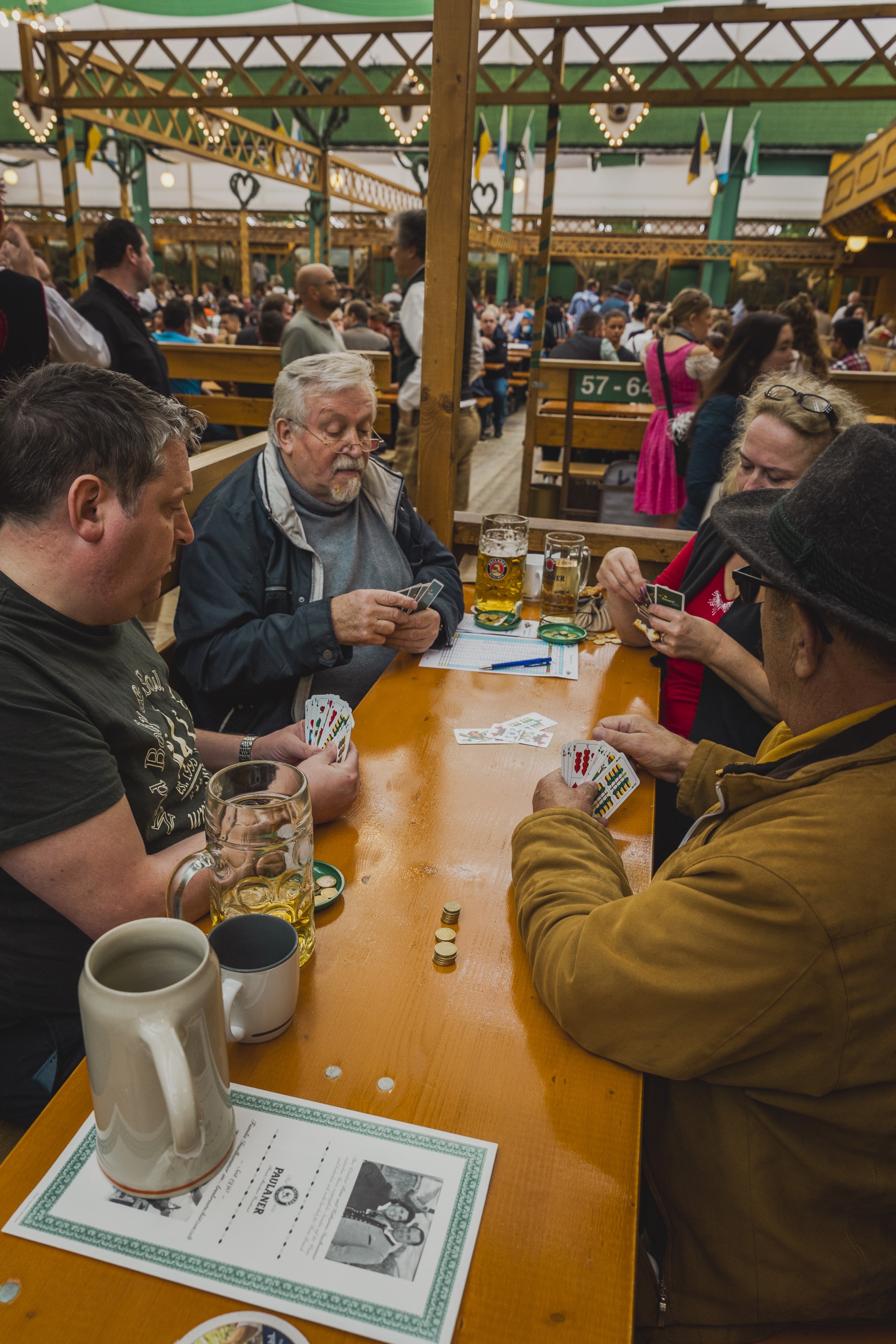 Schafkopfturnier auf der Wiesn 2022 © Schafkopfschule 