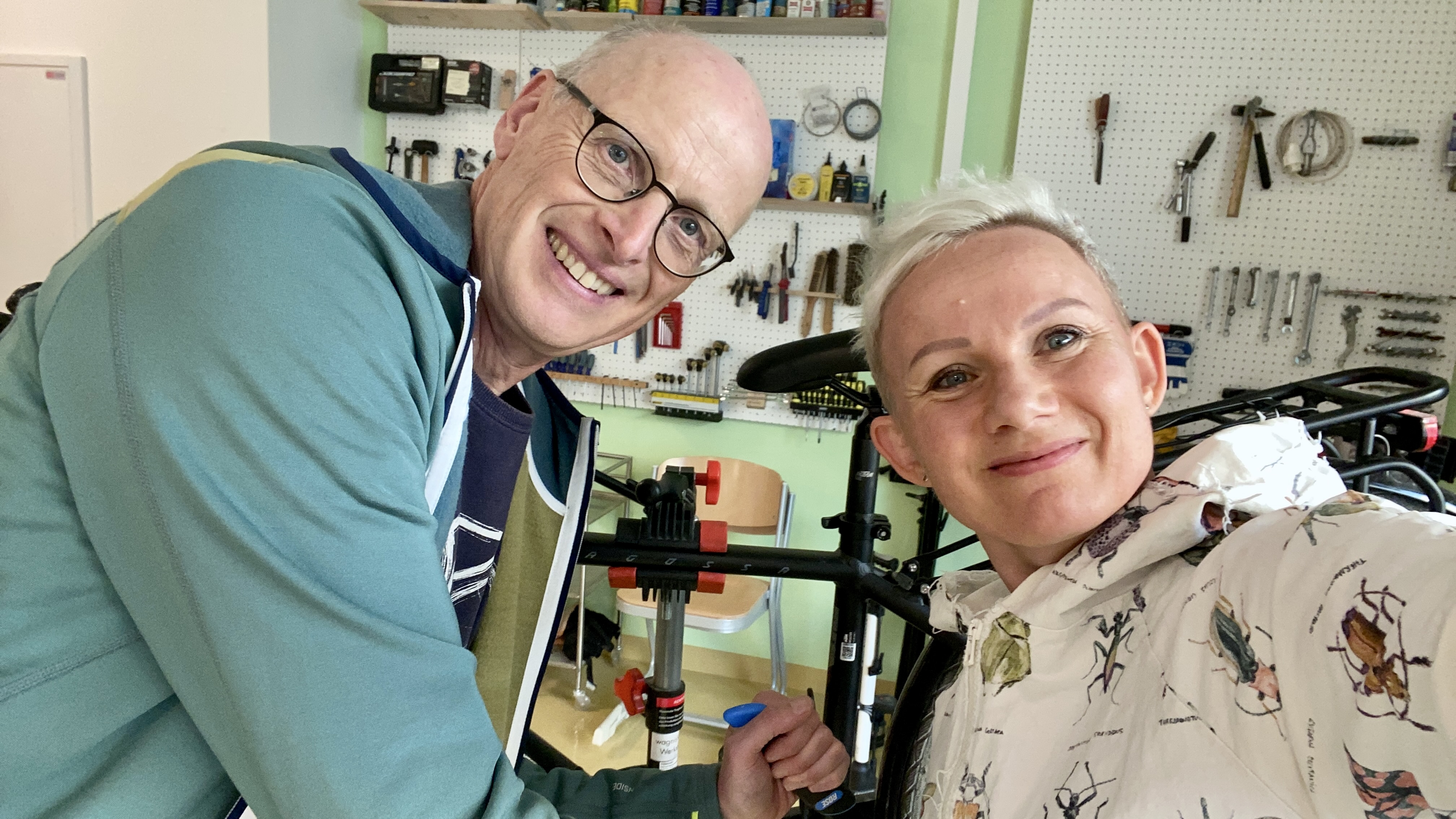LittleLab meets wagnisWest, Heiner Kolster und Aga Spizewska.