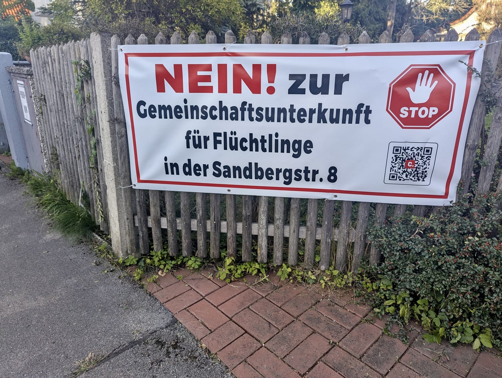  dann in der Sandbergstraße.