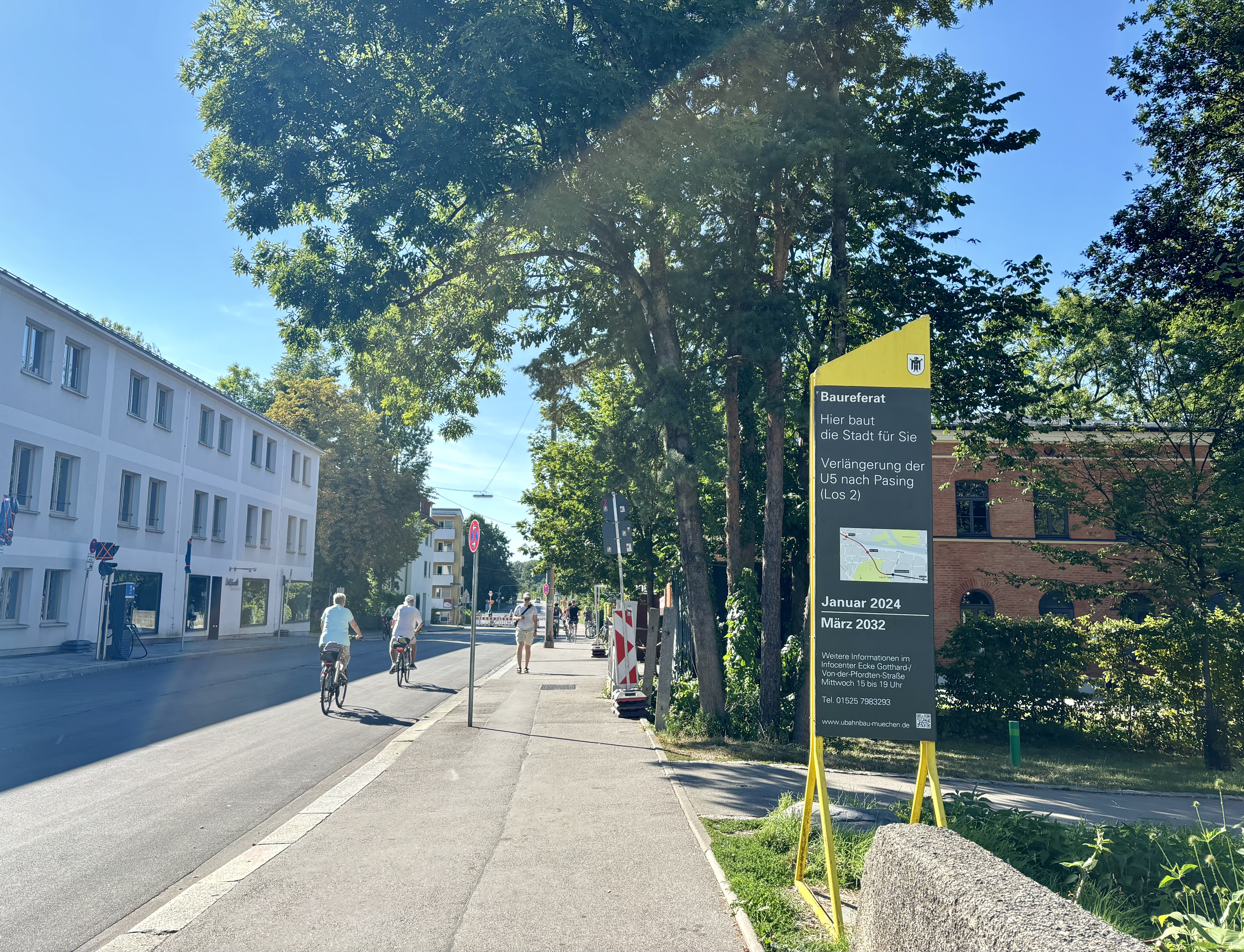 Die Kaflerstraße ist längst für die neue Verkehrsführung vorbereitet. Die Freigabe erfolgte bisher allerdings noch nicht.