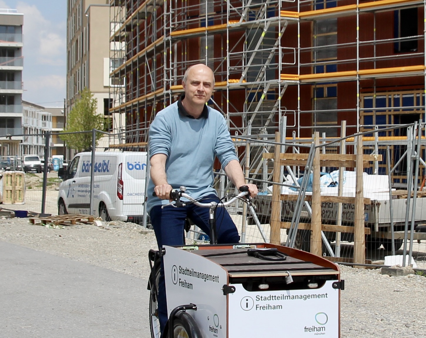 Stadtteilmanager Reinhold Petrich freut sich auf ein Netzwerktreffen zum Stadtteilfest.