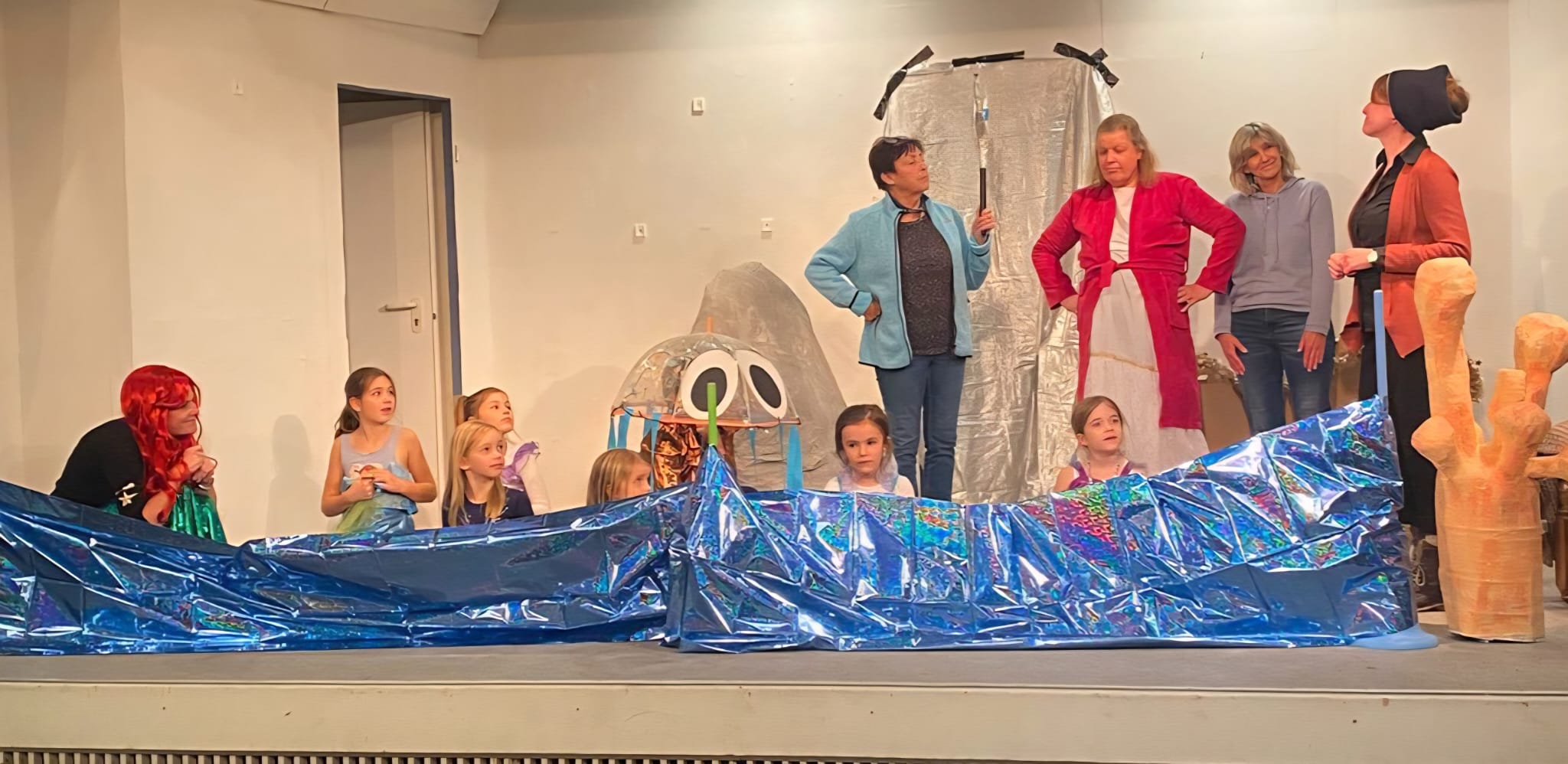 Generalprobe für „Die verrückte Reise des Nikolaus“