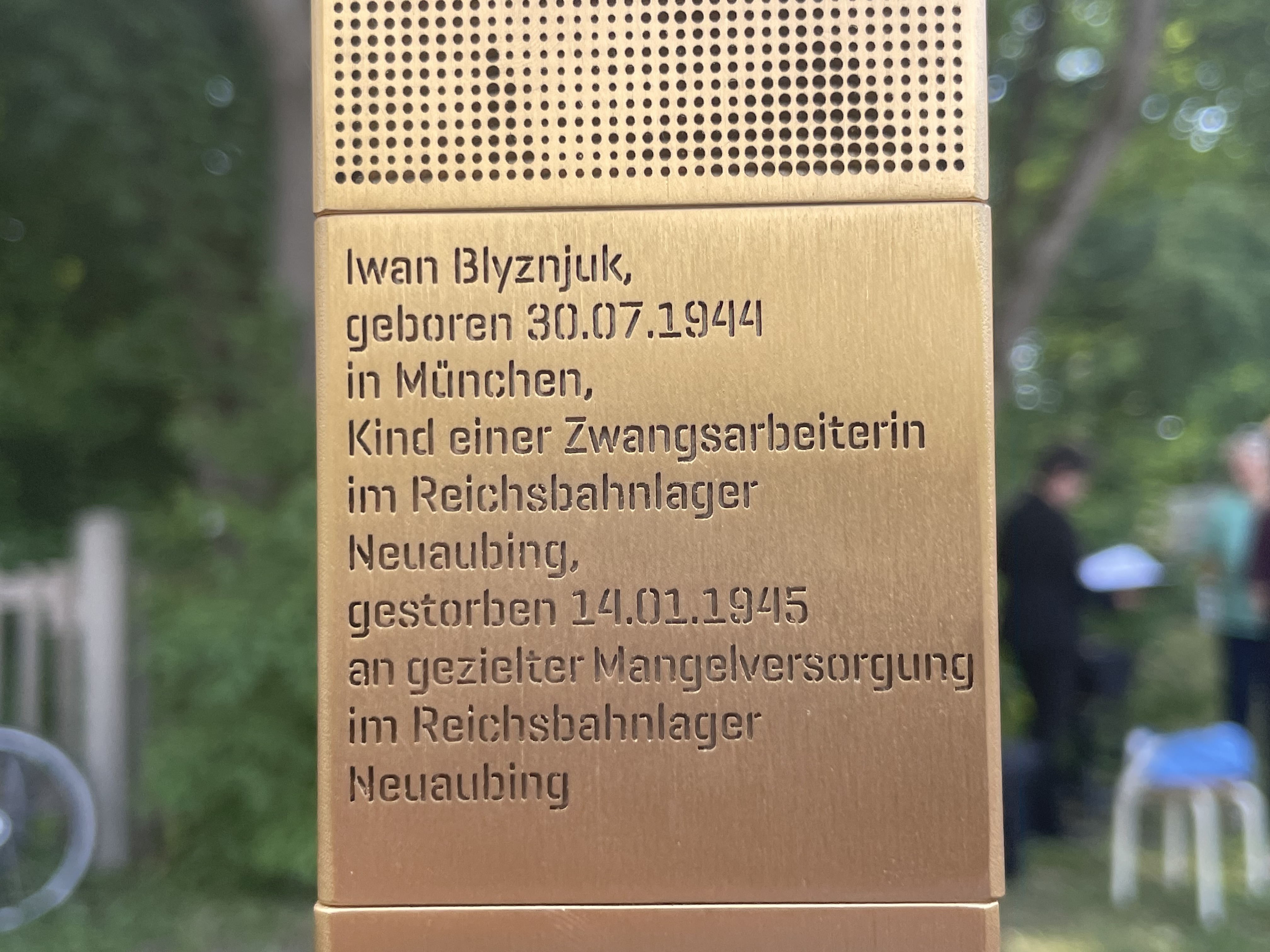 Iwan Blyznjuk starb mit nicht einmal ein halbes Jahr an Mangelerscheinungen und Unterernährung.