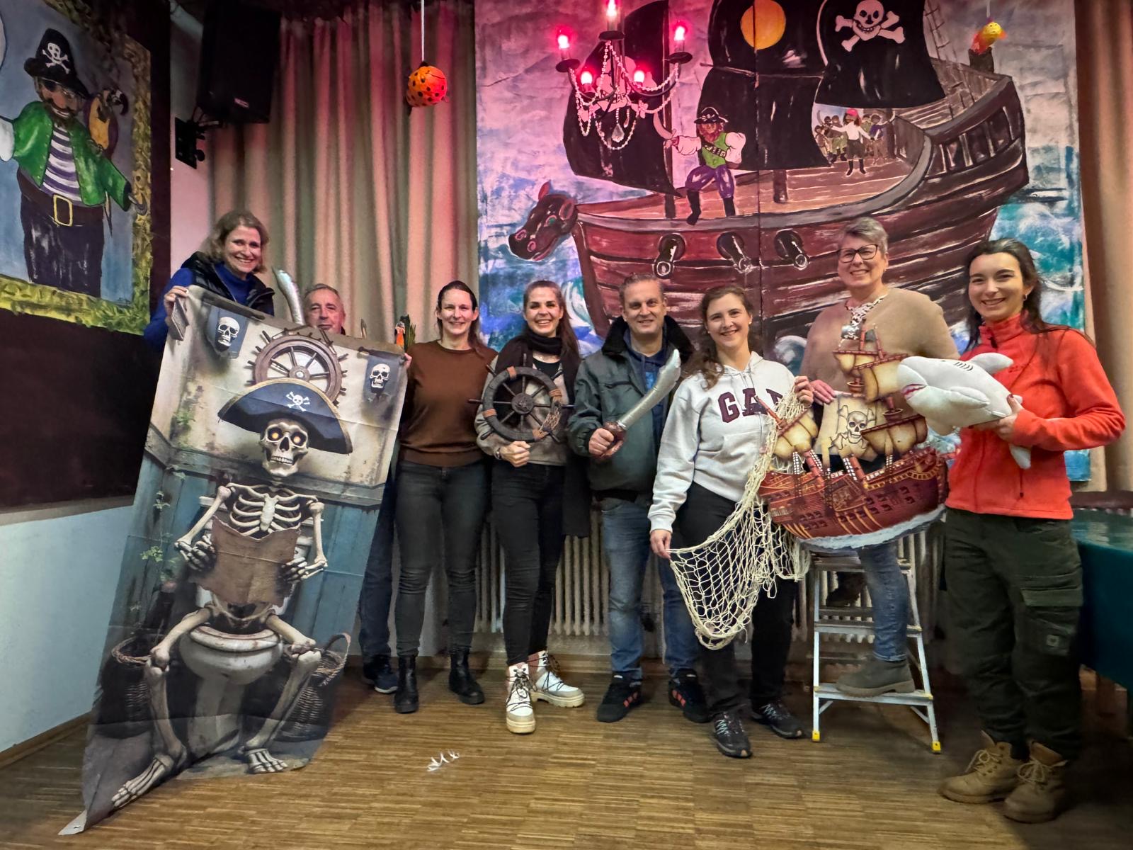 Das Piratenteam wartet auf euch!