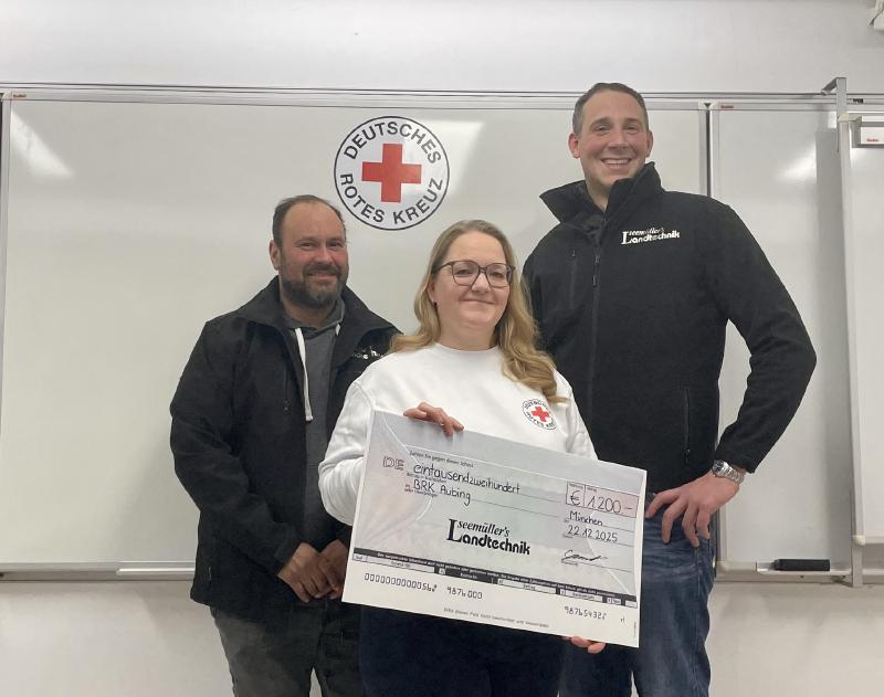 Featured image of post Aubinger Betrieb spendet fürs BRK Aubing