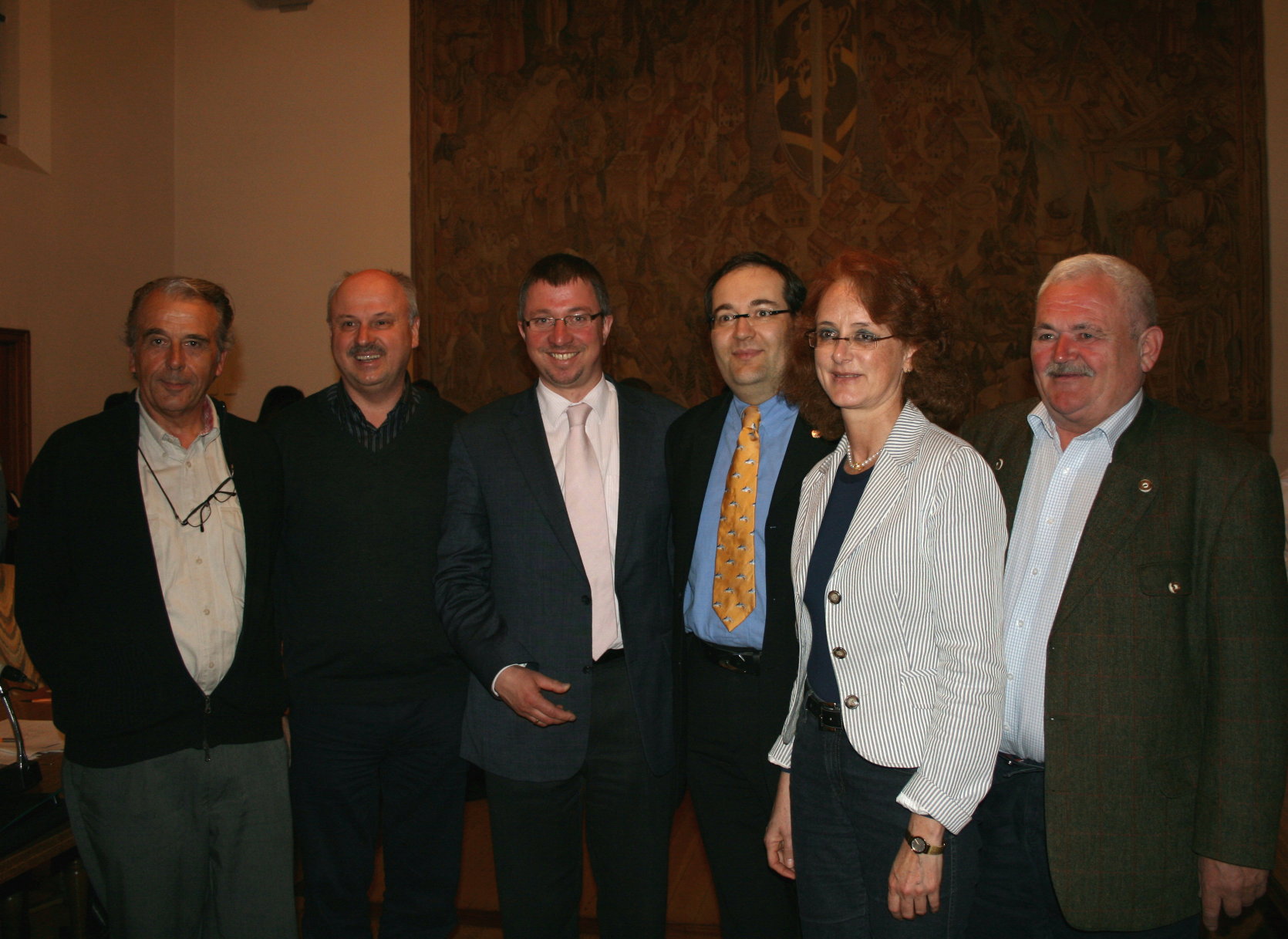 Vorstand des BA Pasing/Obermenzing in 2008, MAria Osterhuber-Völkl 2.v.r.