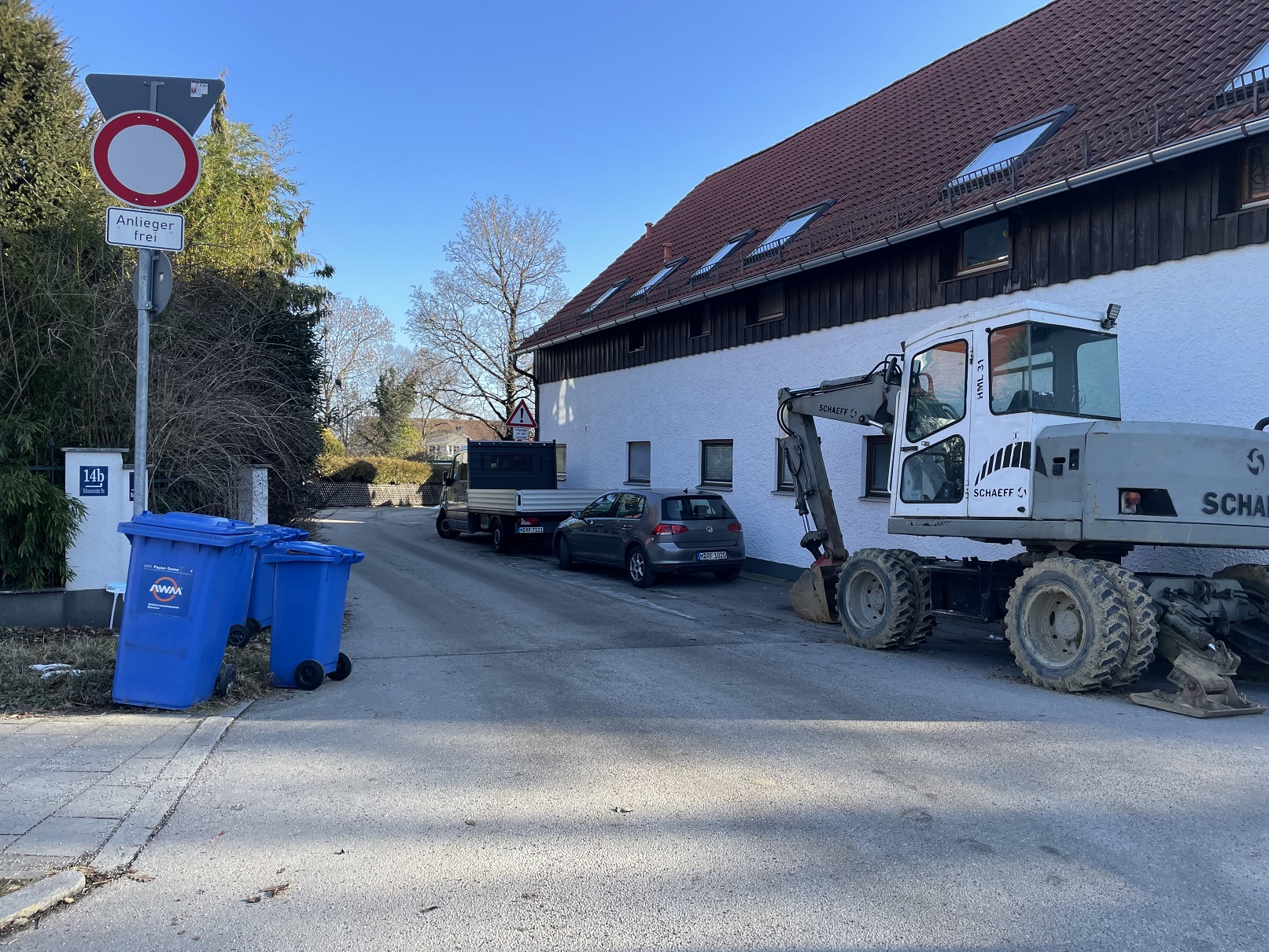 Tonnen-(nicht)-Leerung in Lochhausen