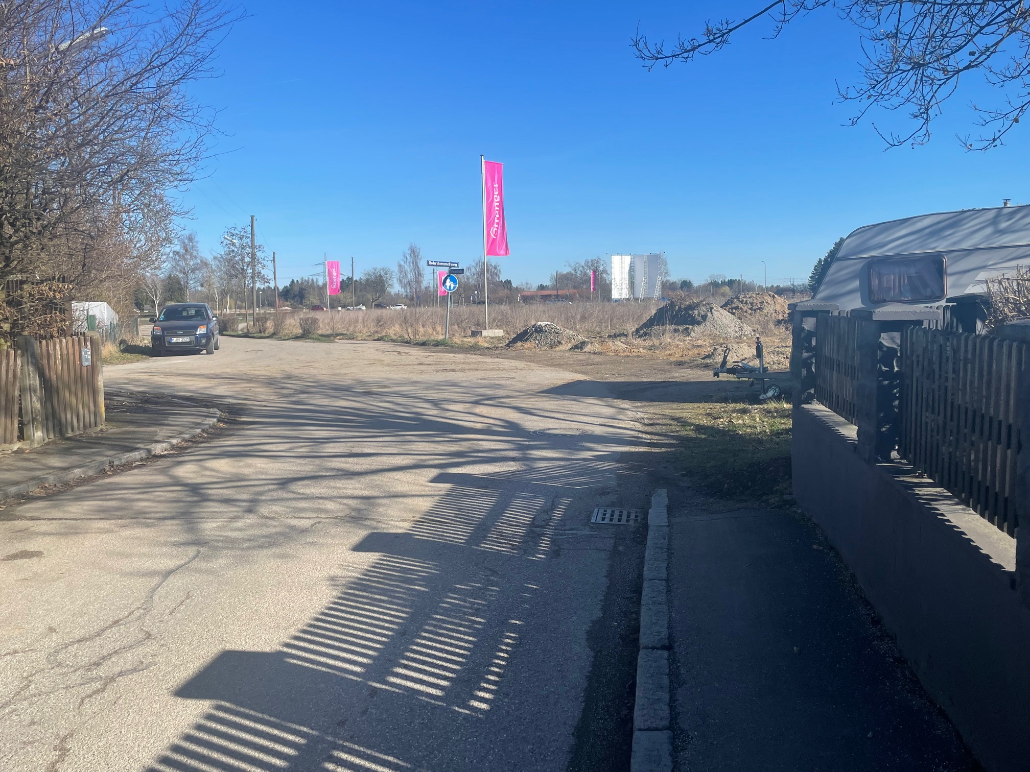 Ende Gelände am Rohrdommelweg