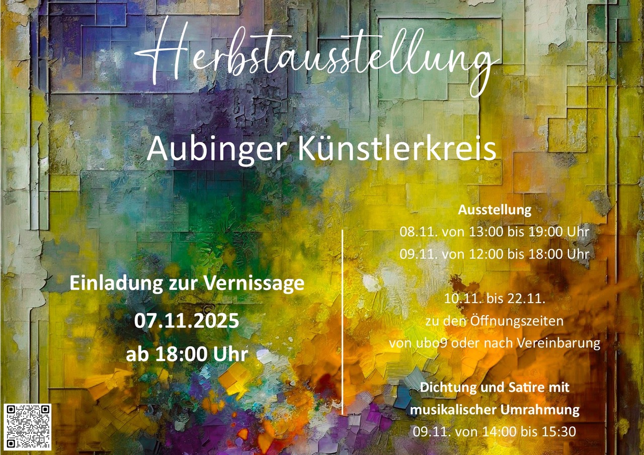 Herbstausstellung des Aubinger Künstlerkreis im Ubo9