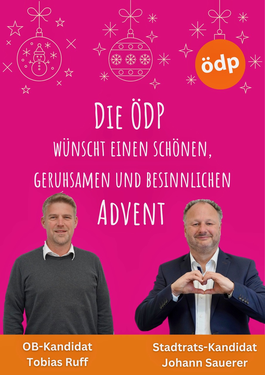Adventwünsche von der ÖDP