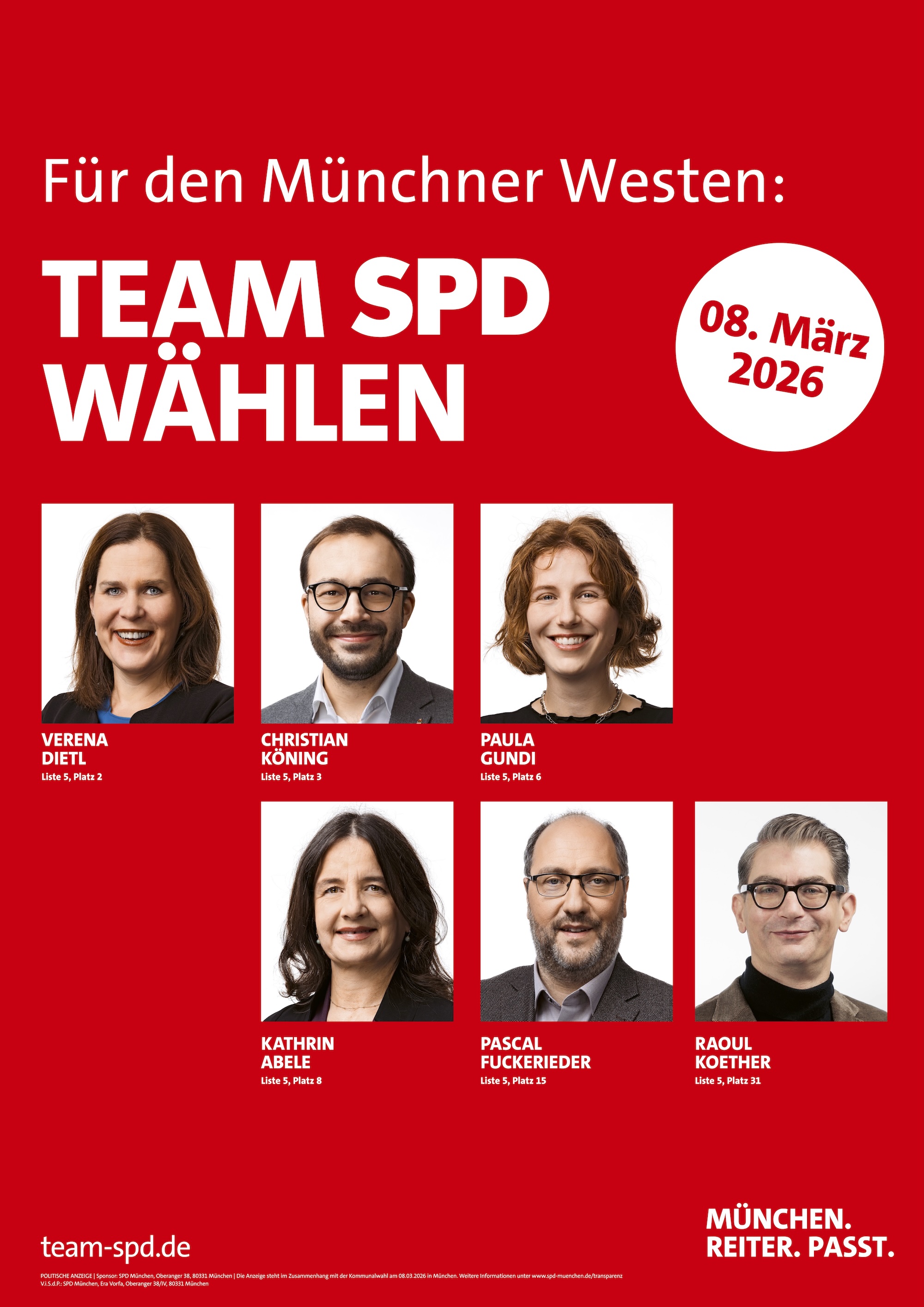SPD Stadtratskandidaten