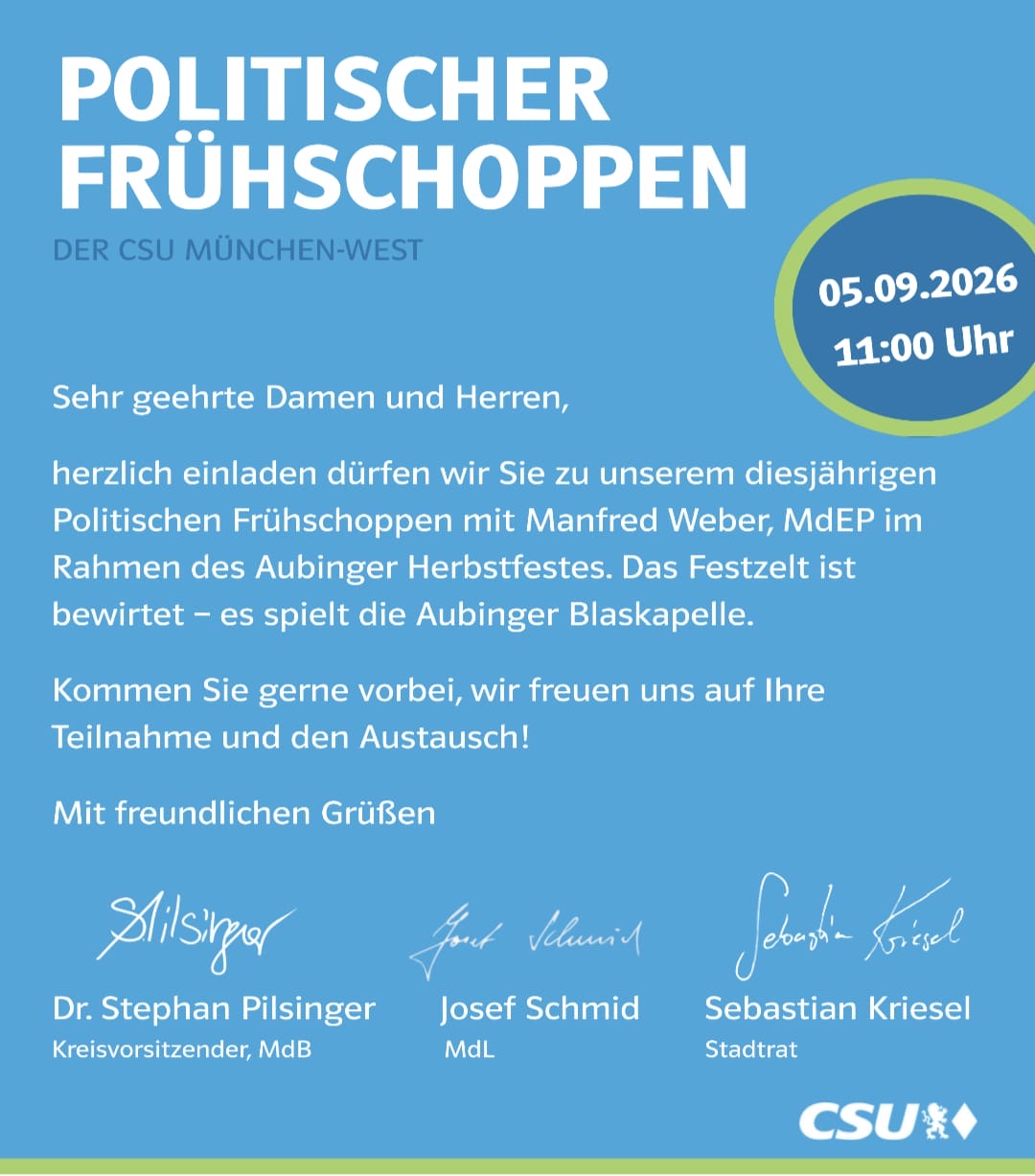 CSU Frühschoppen